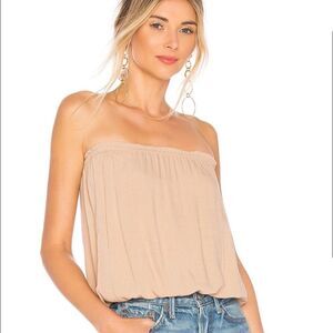 INDAH Gemma Tube Top Desert Camel Tan M/L